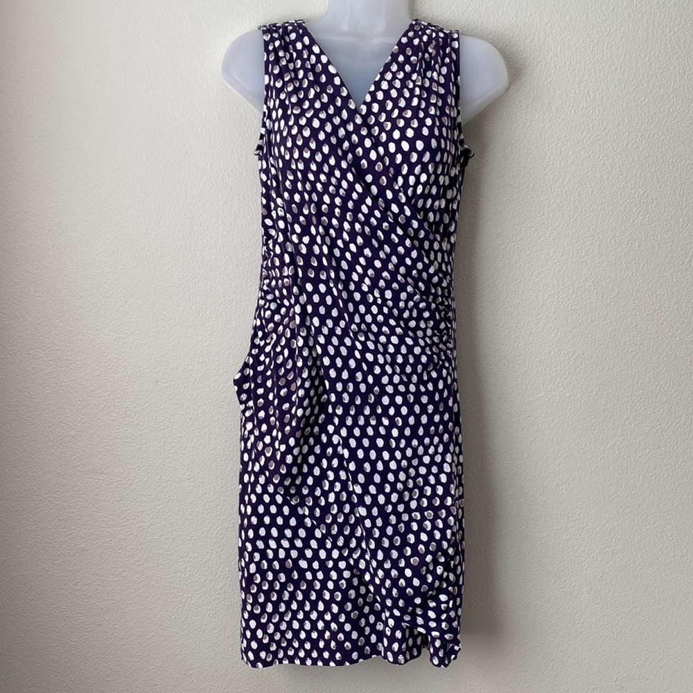 Women’s Ann Taylor Petite crossover Sleeveless Dress.